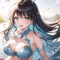 戦いを終えた蒼の魔法騎士 4枚目