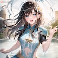 戦いを終えた蒼の魔法騎士 2枚目