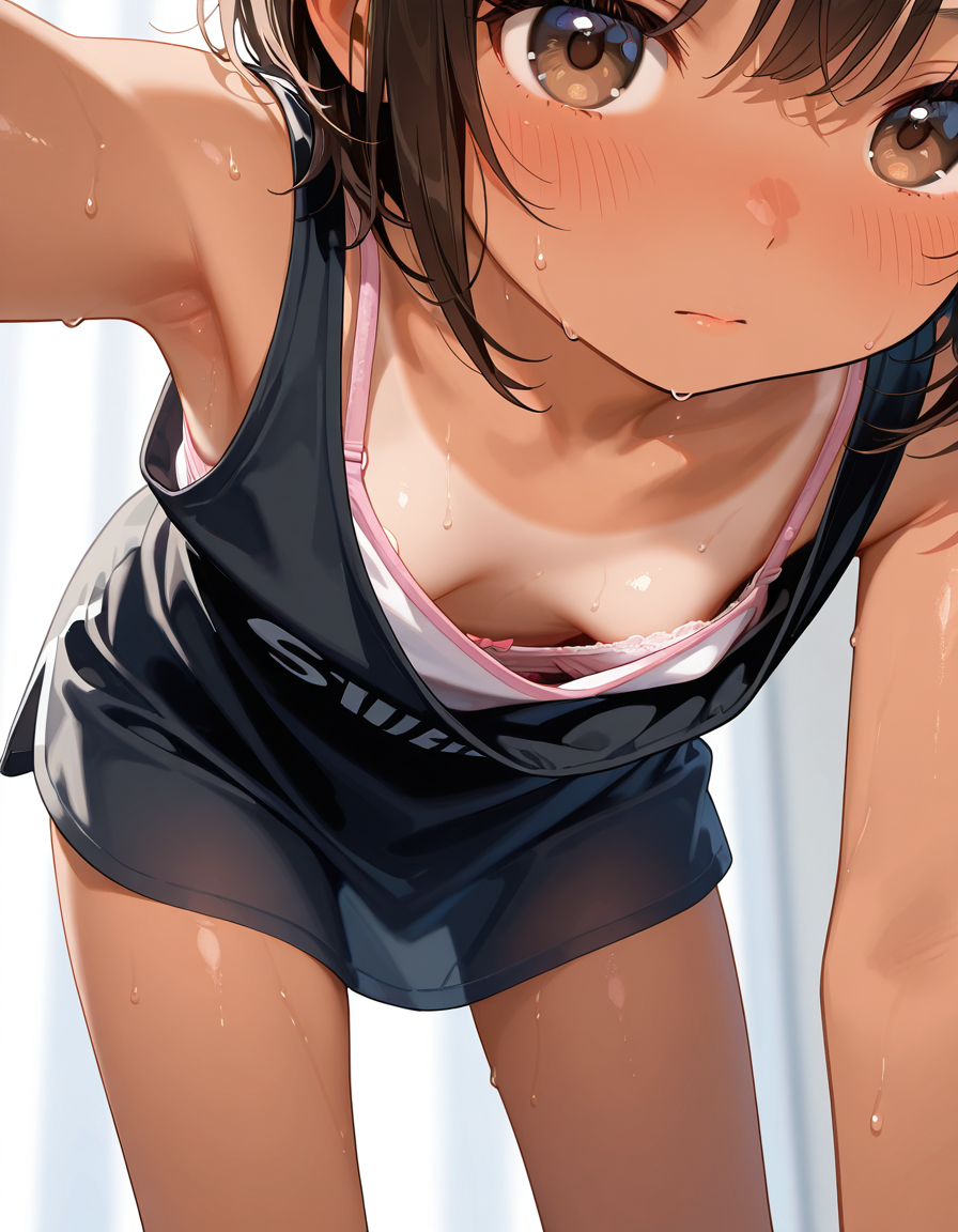 日焼け茶髪ちゃん