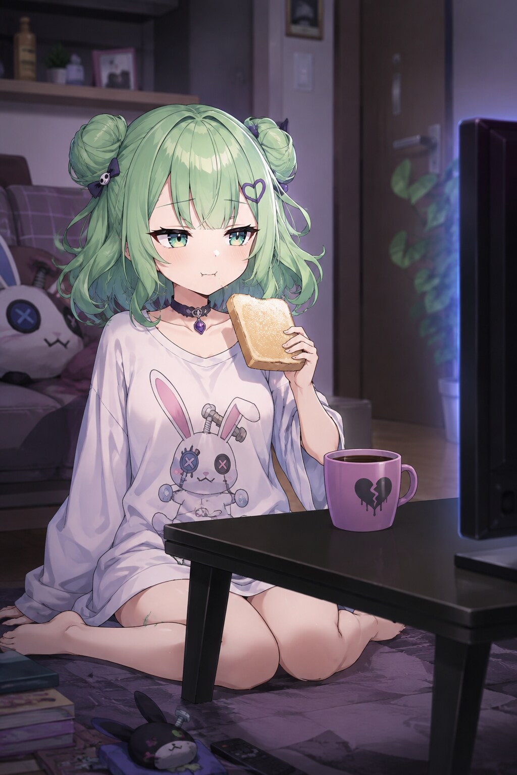 うちの子の朝