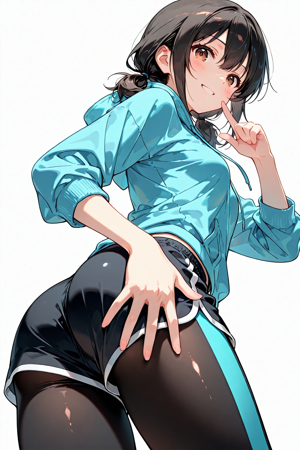 楓ちゃんのジョギングスタイル