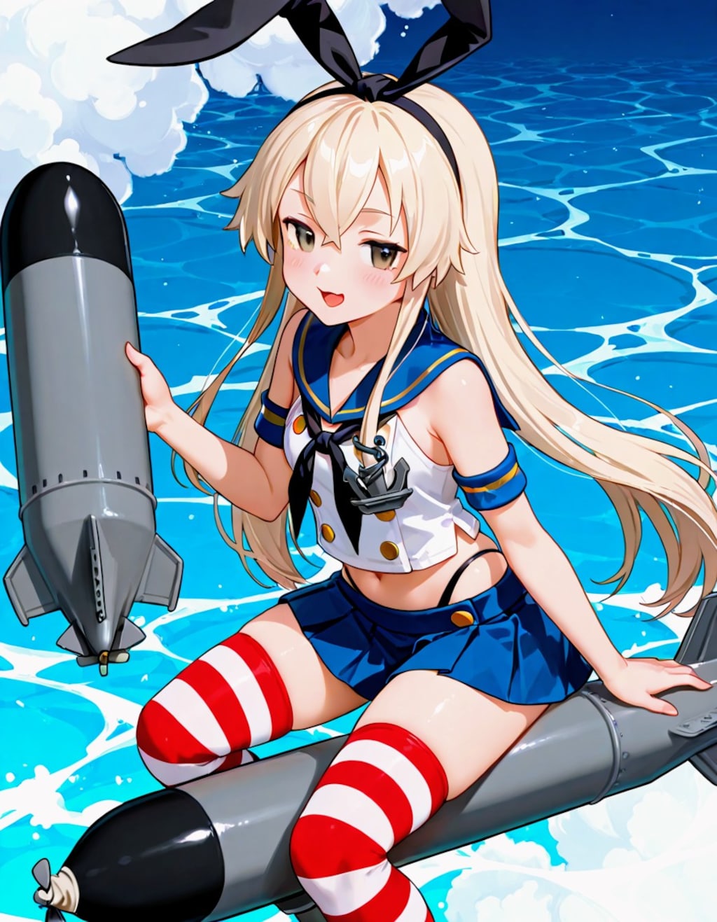 島風お姉やんの、ド変態まさけ雷撃処分💥