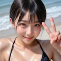乳首が見えてる貧乳ちゃん2 4枚目