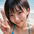 乳首が見えてる貧乳ちゃん2 5枚目