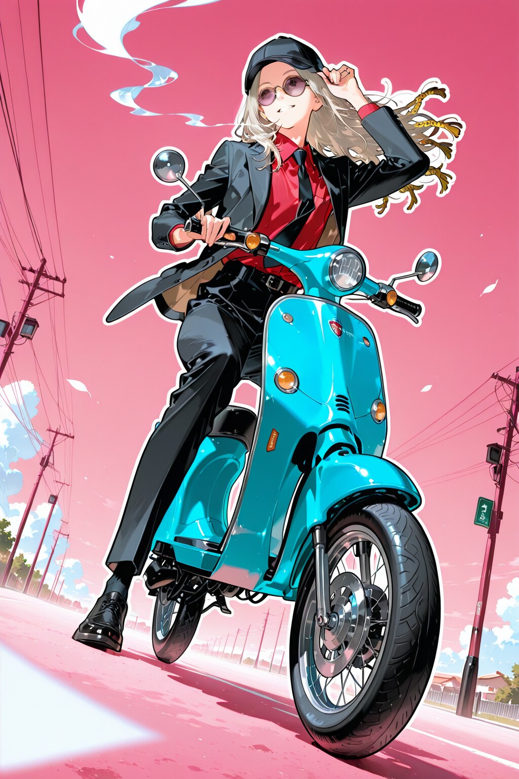 探偵物語(Vespa) | の人気AIイラスト・グラビア