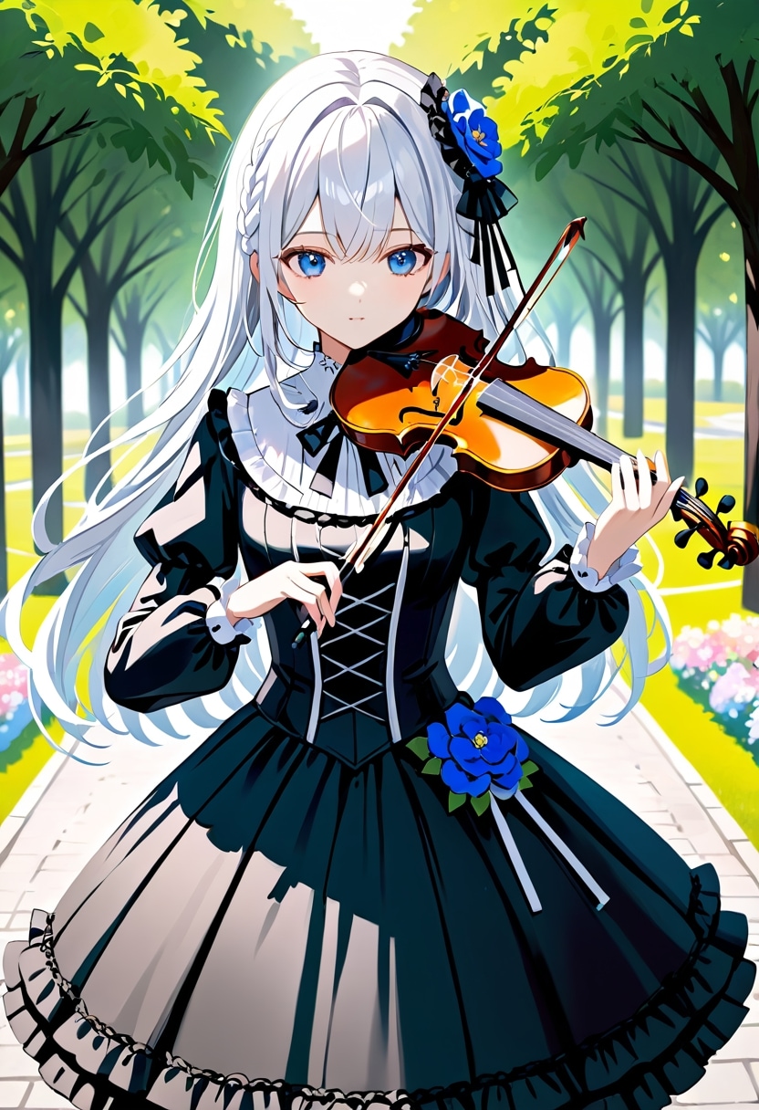 バイオリンの弓の作画崩壊修正 | の人気AIイラスト・グラビア