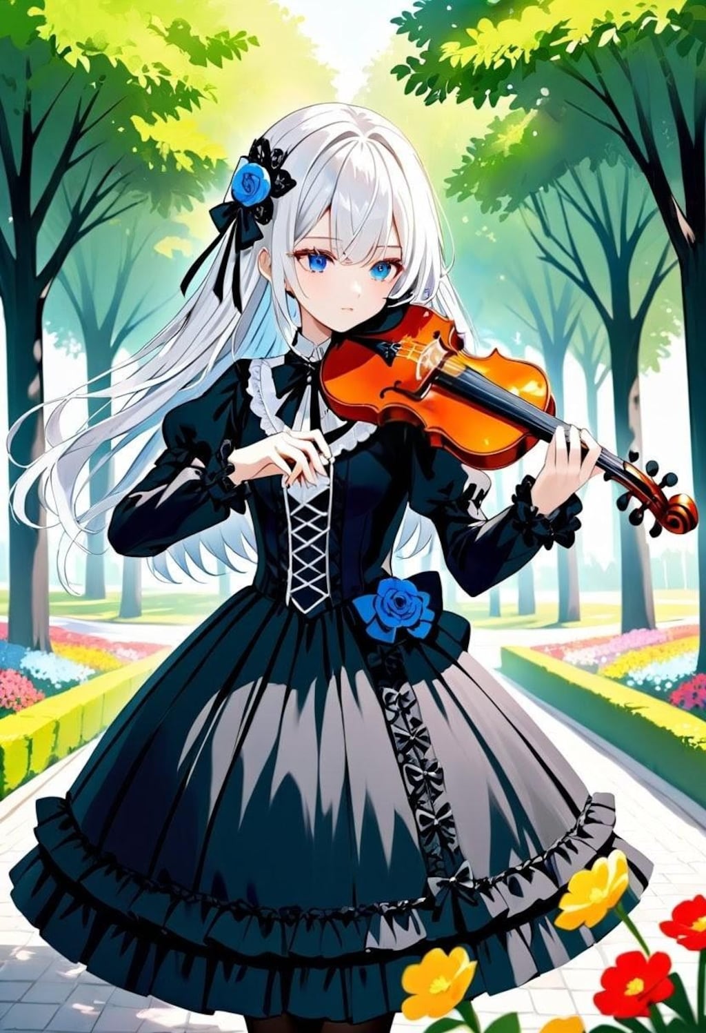 バイオリンの弓の作画崩壊修正