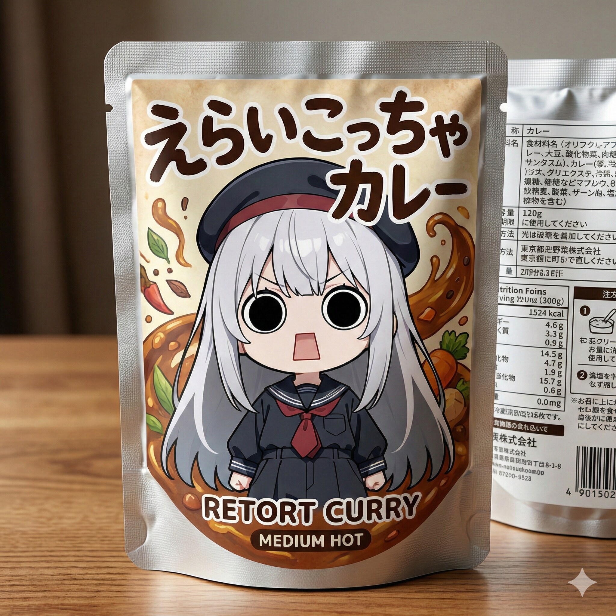えらいこっちゃ嬢のレトルトえらいこっちゃカレー | の人気AIイラスト・グラビア