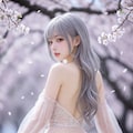 桜の下で 6枚目