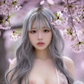 桜の下で 5枚目