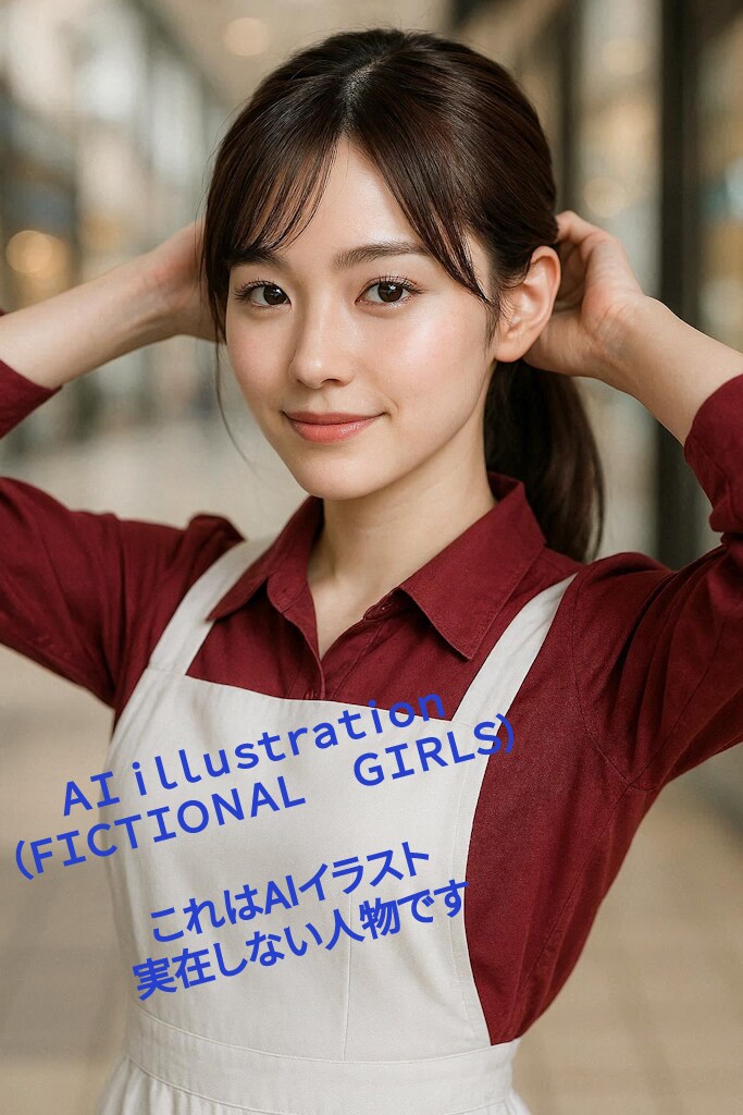 髪を縛るお姉さん（＋α）