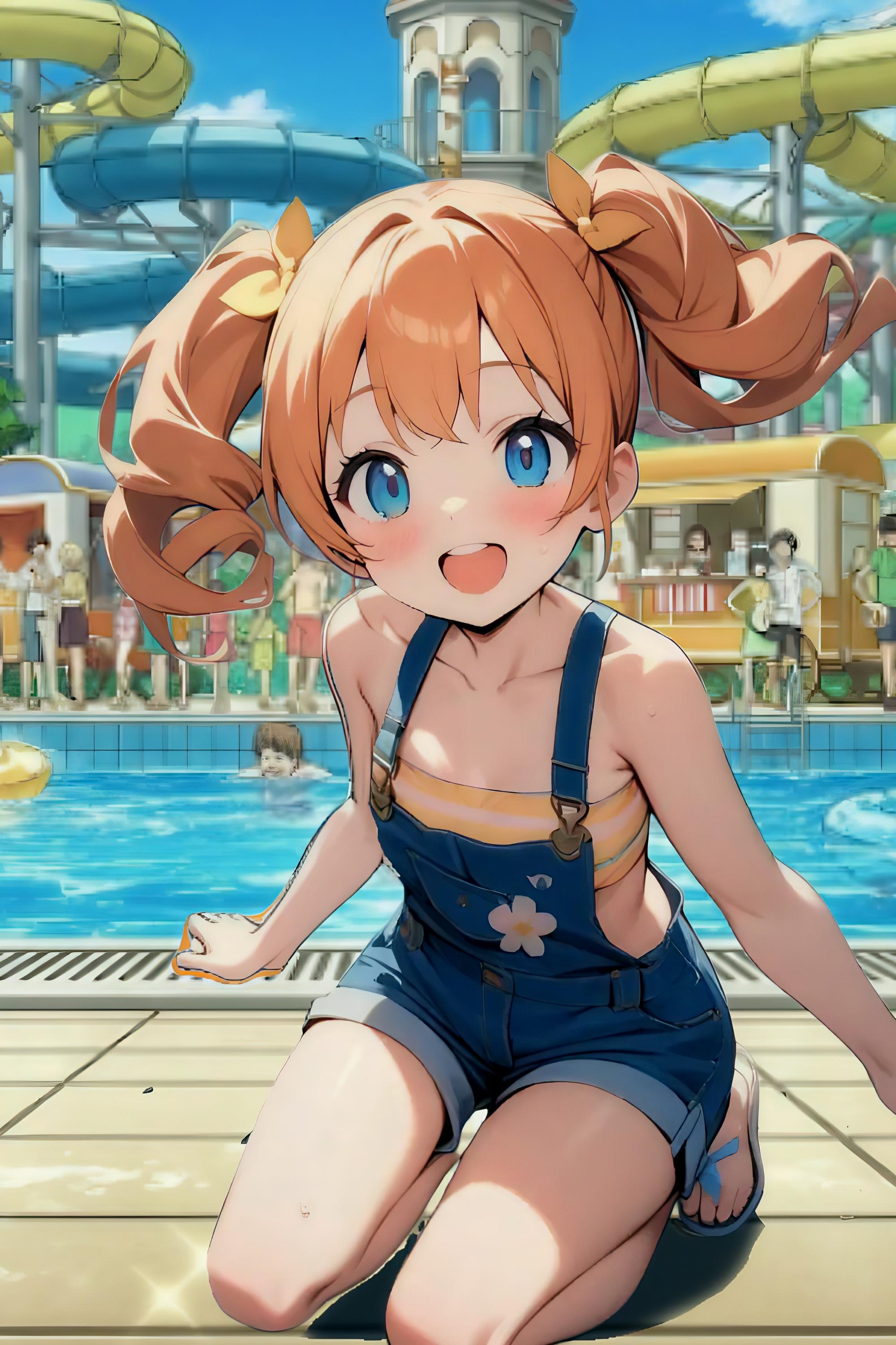 炭酸少女〜サマーバケーション🧡オレンジソーダ〜 | の人気AIイラスト・グラビア