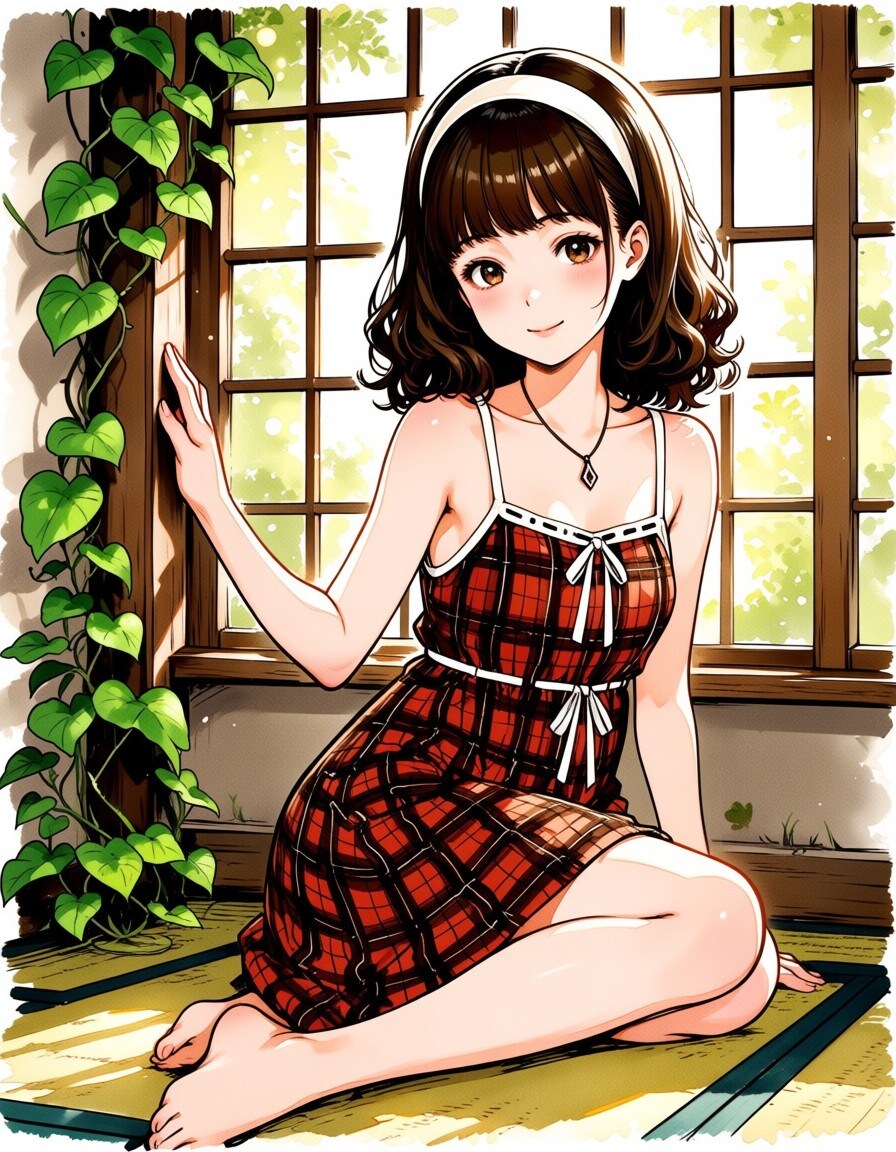 植物に侵食された部屋 | の人気AIイラスト・グラビア