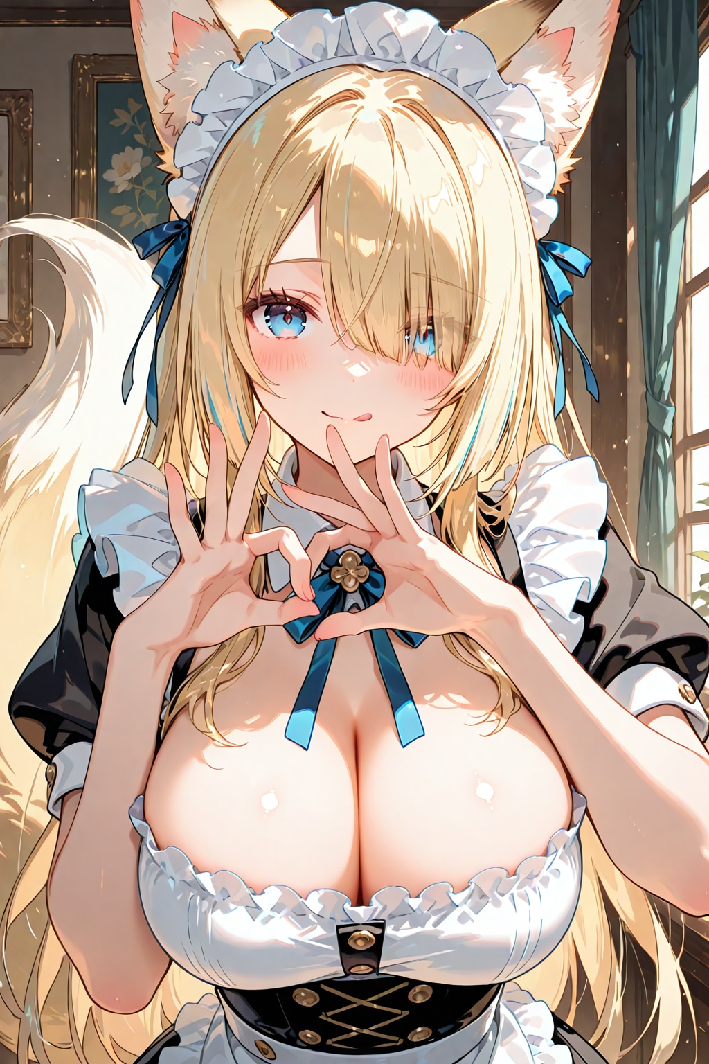 狐耳のメイドさん