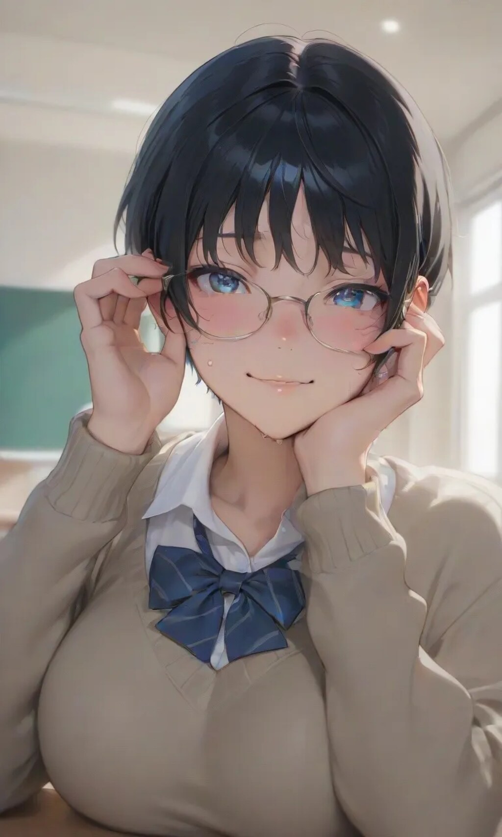 パシリ委員長・芽ヶ根めが(メガネメガ)