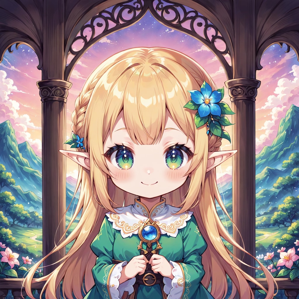 なでなでしたくなるエルフちゃん