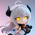 異世界制服少女達　メカ娘 悪魔付き魔法少女　魔王の娘ルリ　アクリルねんどろいど 8枚目