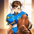 チャイナドレスパンスト足コスプレ格闘人妻 4枚目