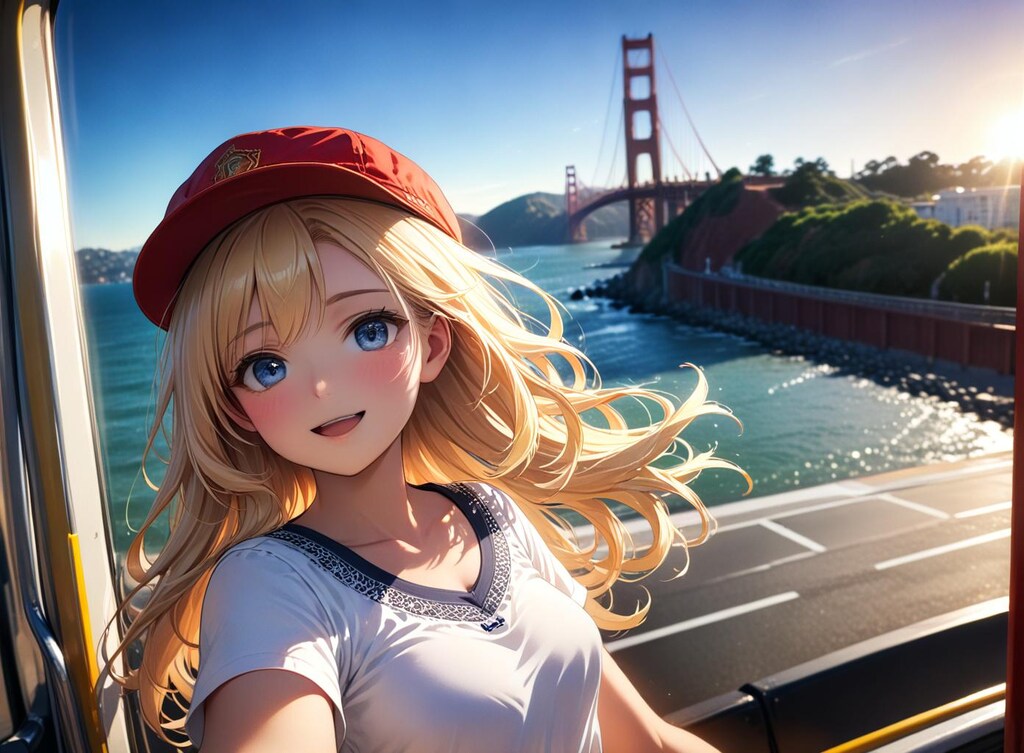 こちらがゴールデン・ゲート・ブリッジでーす