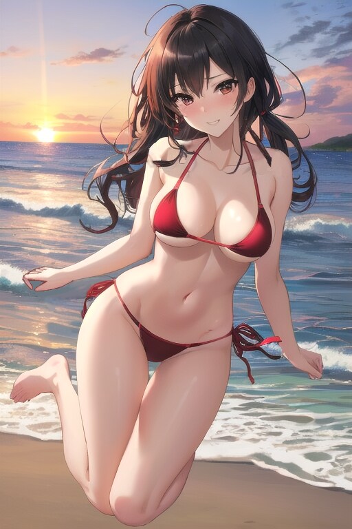グラビア撮影。