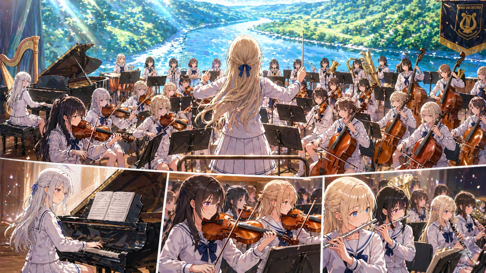 連作交響詩「我が祖国」より　第2曲「ヴルタヴァ」 | の人気AIイラスト・グラビア