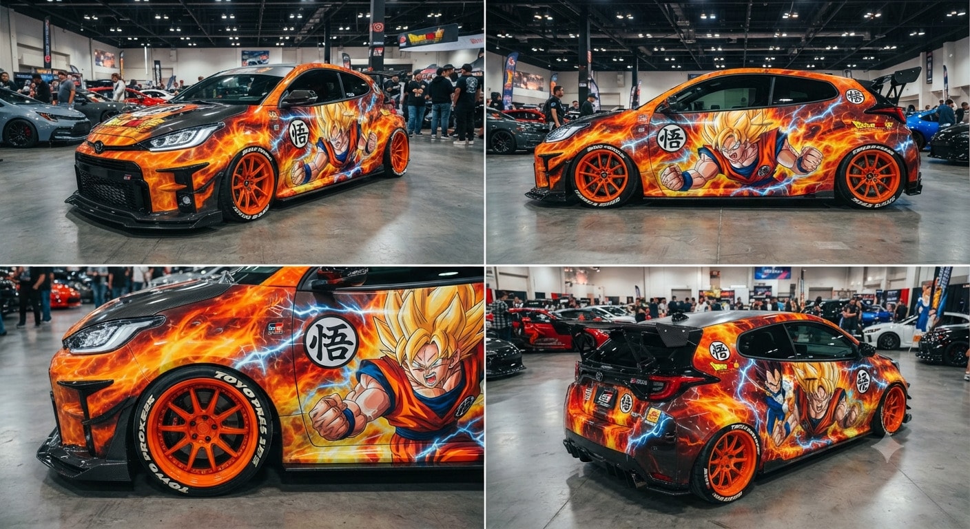 ドラゴンボール痛車GRヤリス | の人気AIイラスト・グラビア