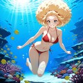 水中詰め合わせ 水着髪型ガチャ with アプデ後モデル編 10枚目