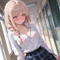 放課後に旧校舎の廊下ですれ違った子 6枚目