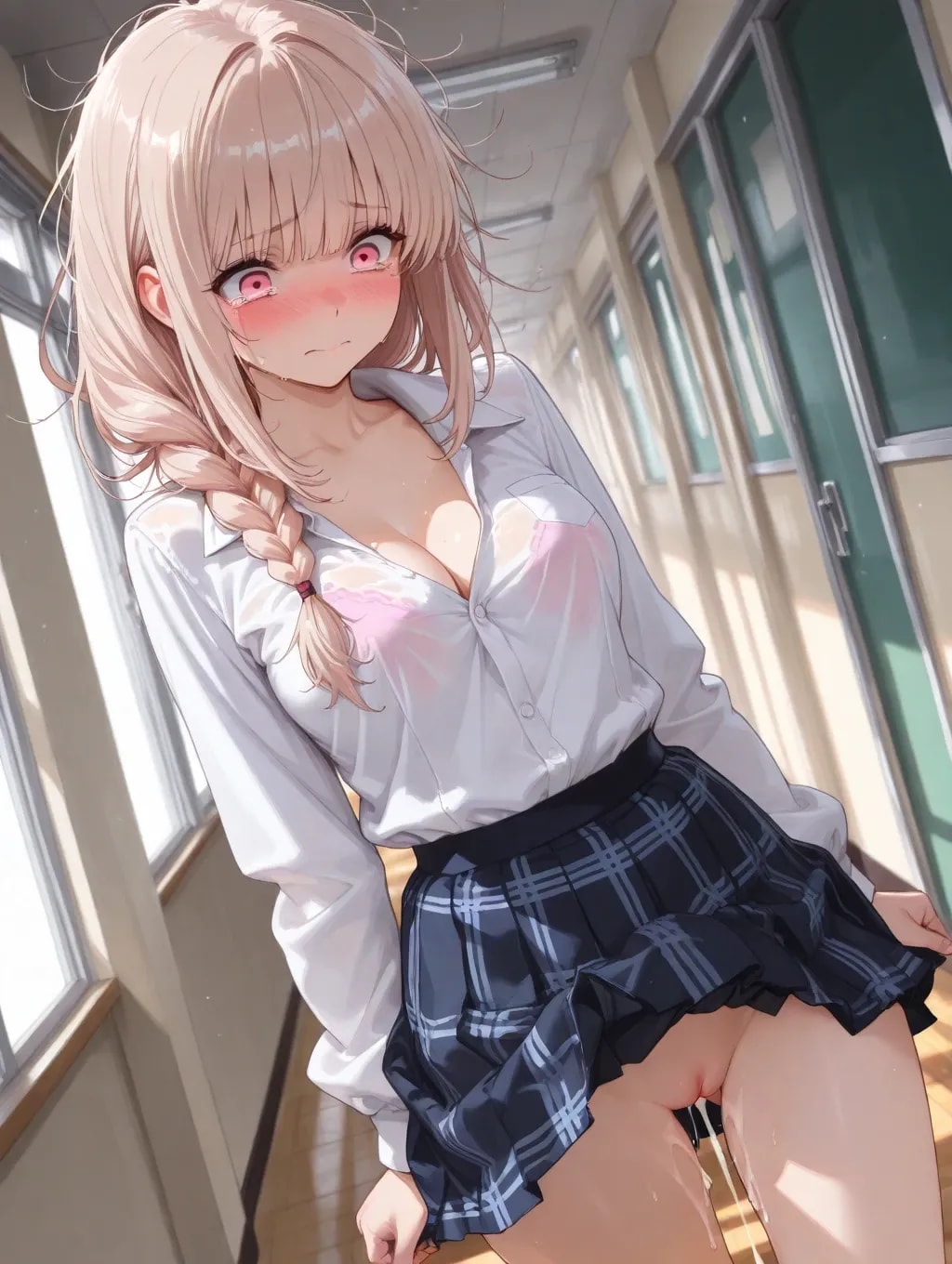 放課後に旧校舎の廊下ですれ違った子