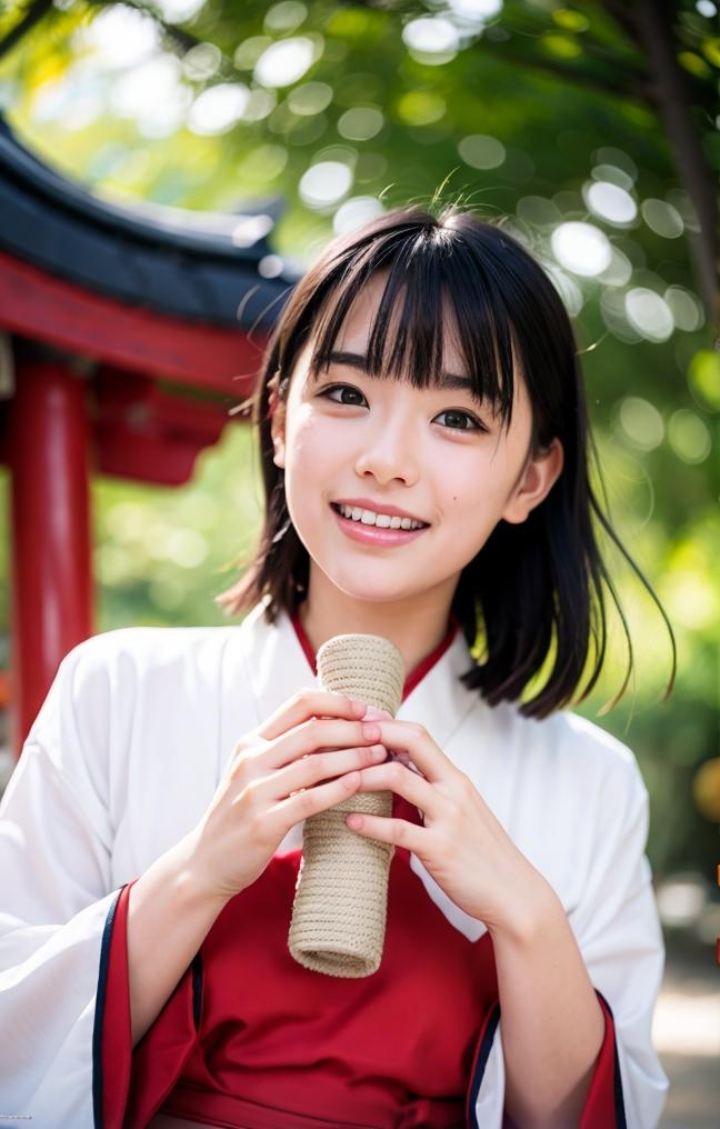 巫女さんにしたかった