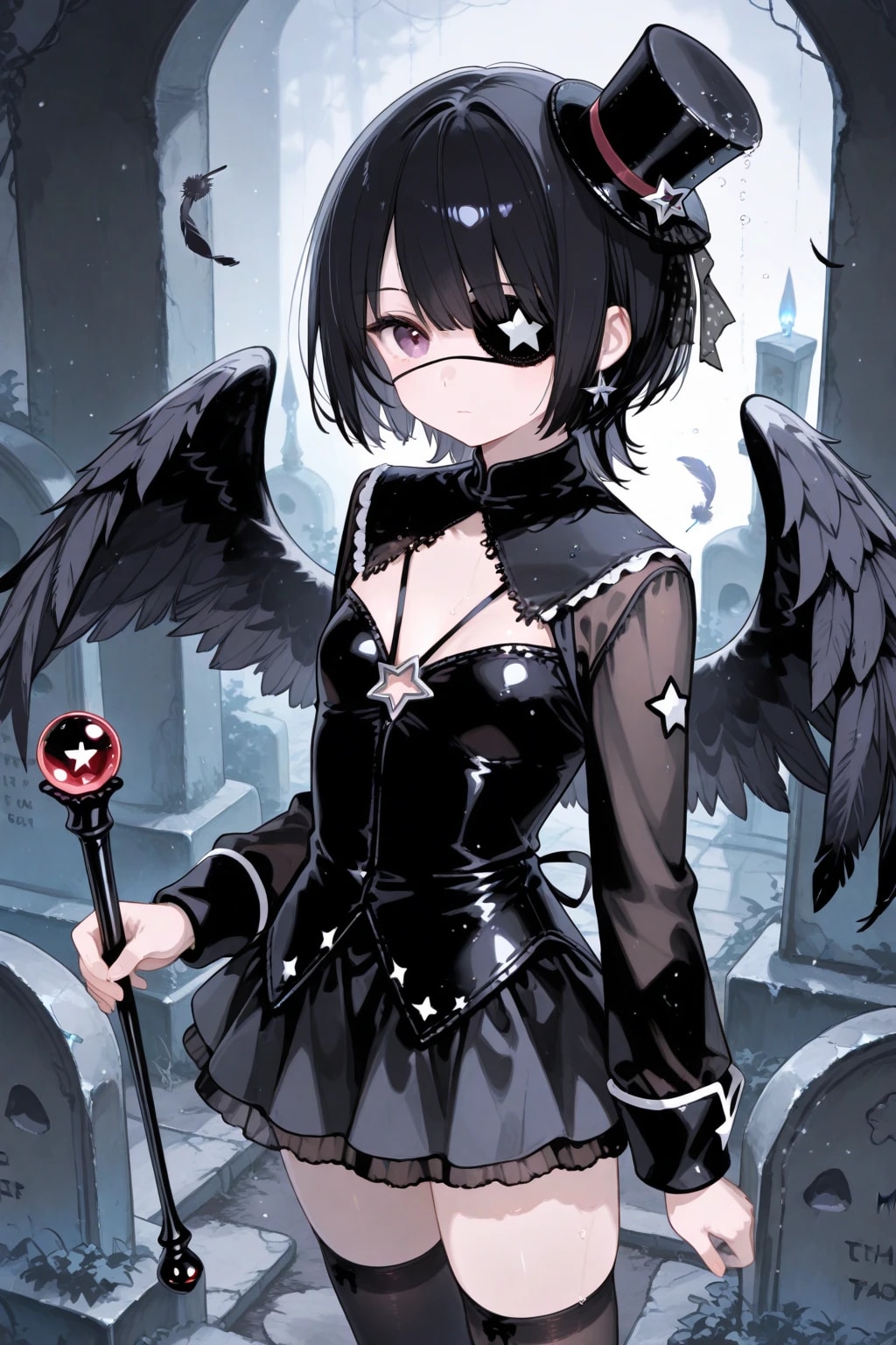 黒い魔法少女風2