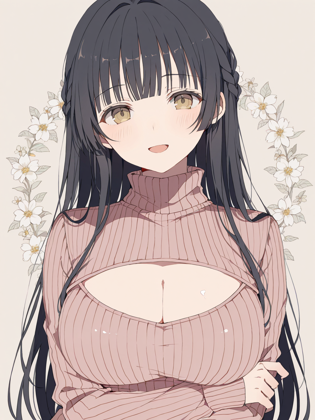 DTを○すセーター