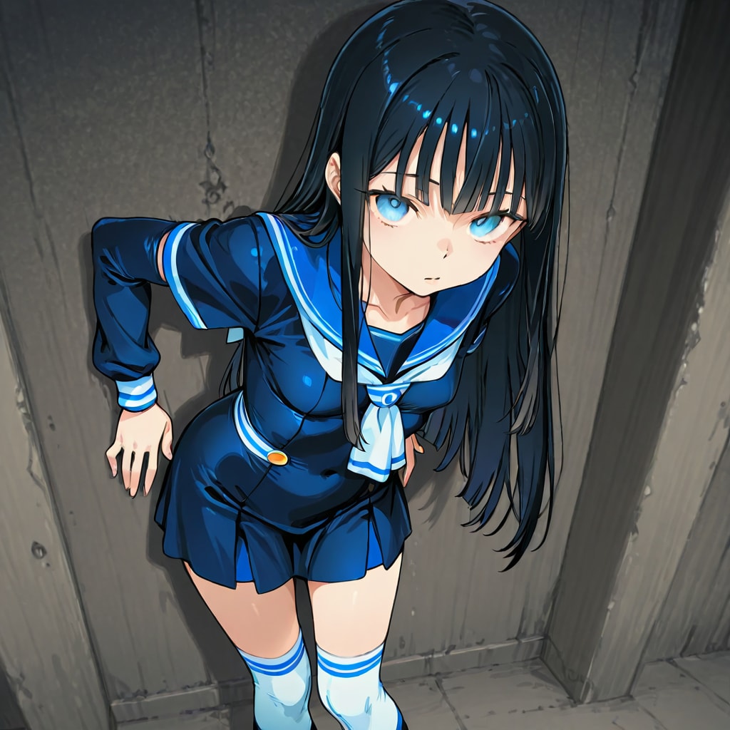 セーラー服オーバーニーソックス | の人気AIイラスト・グラビア