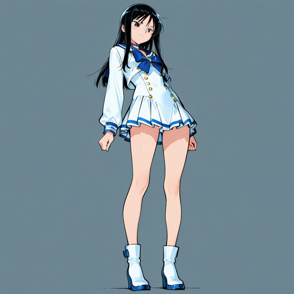 セーラー服オーバーニーソックス