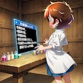 おねショタ創作「羞恥クラフト！アマンちゃん」のヒロインのアマンちゃん 2枚目