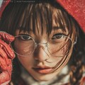 強引に白コートと合わせに来た赤ずきんちゃん 11枚目