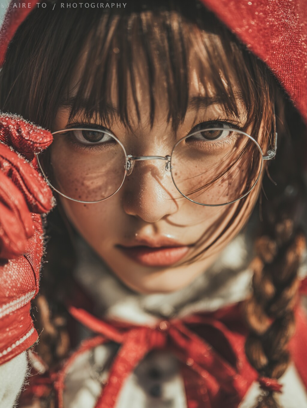 強引に白コートと合わせに来た赤ずきんちゃん