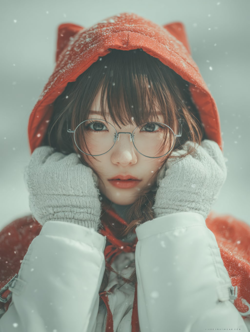 強引に白コートと合わせに来た赤ずきんちゃん