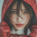強引に白コートと合わせに来た赤ずきんちゃん 10枚目