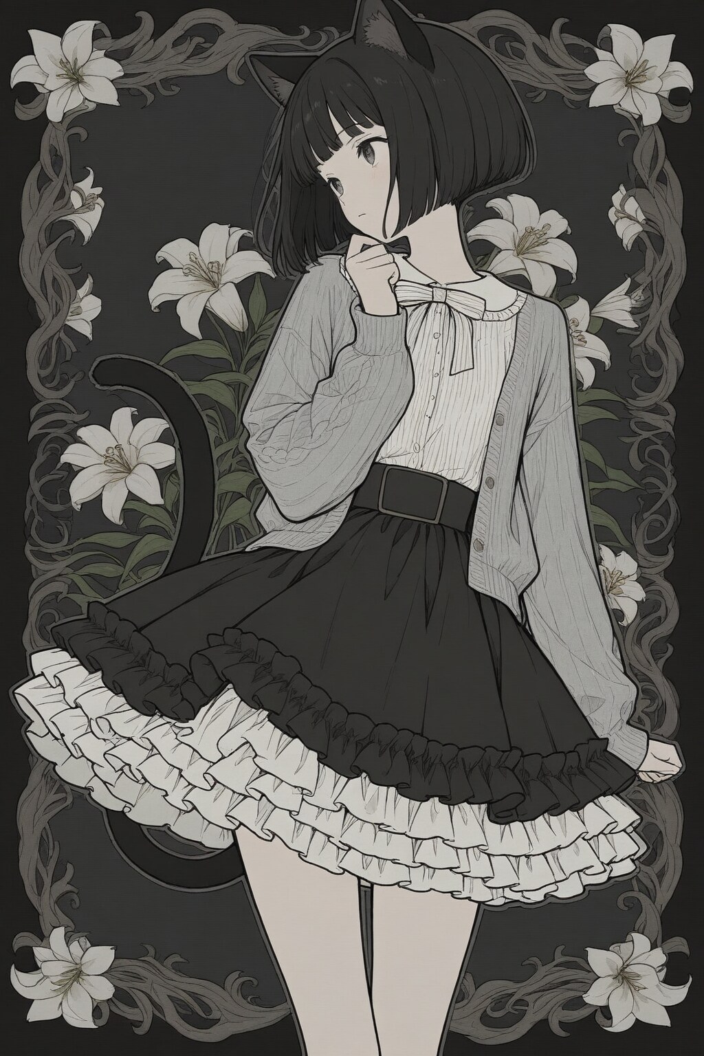 百合 | の人気AIイラスト・グラビア