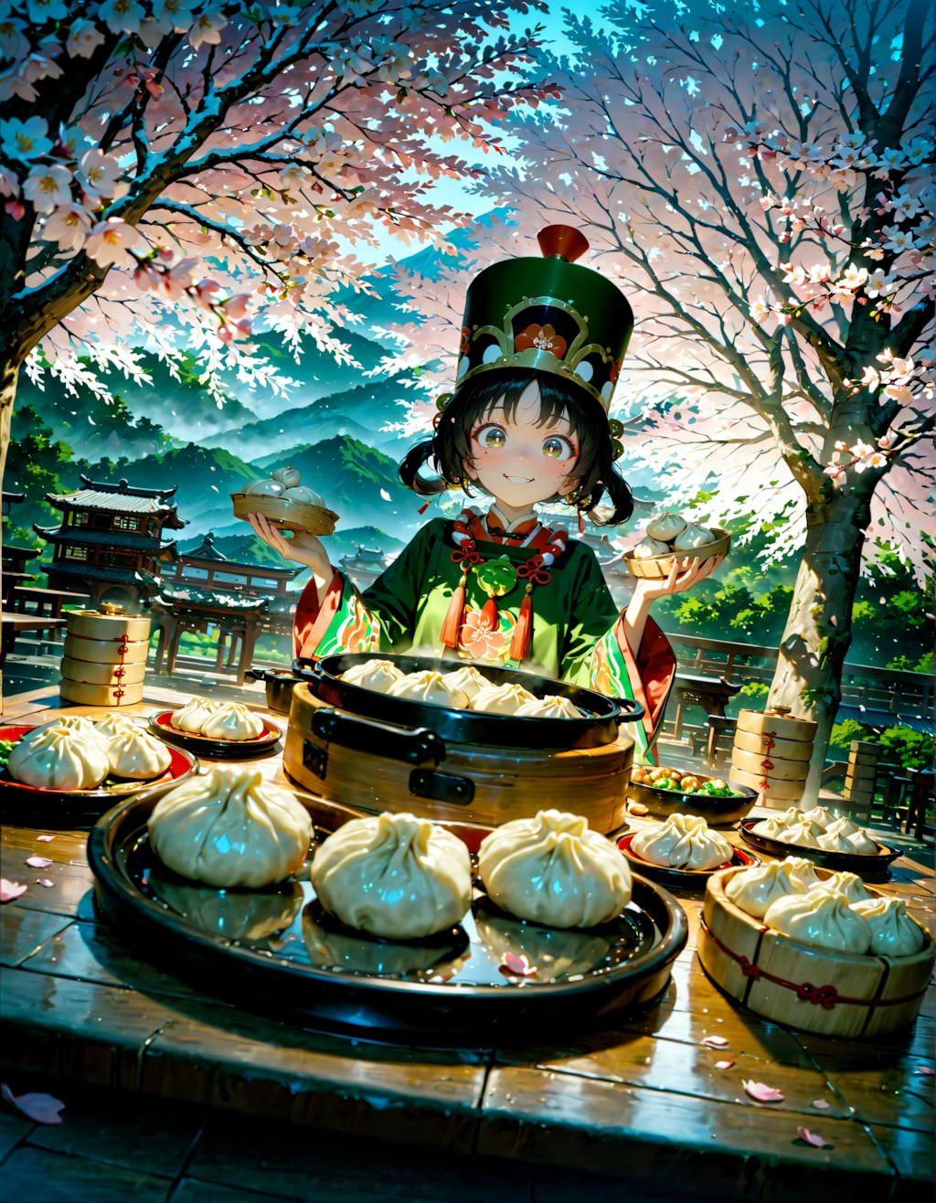 今日は京鼎樓の小籠包の日。さくらの日　その７