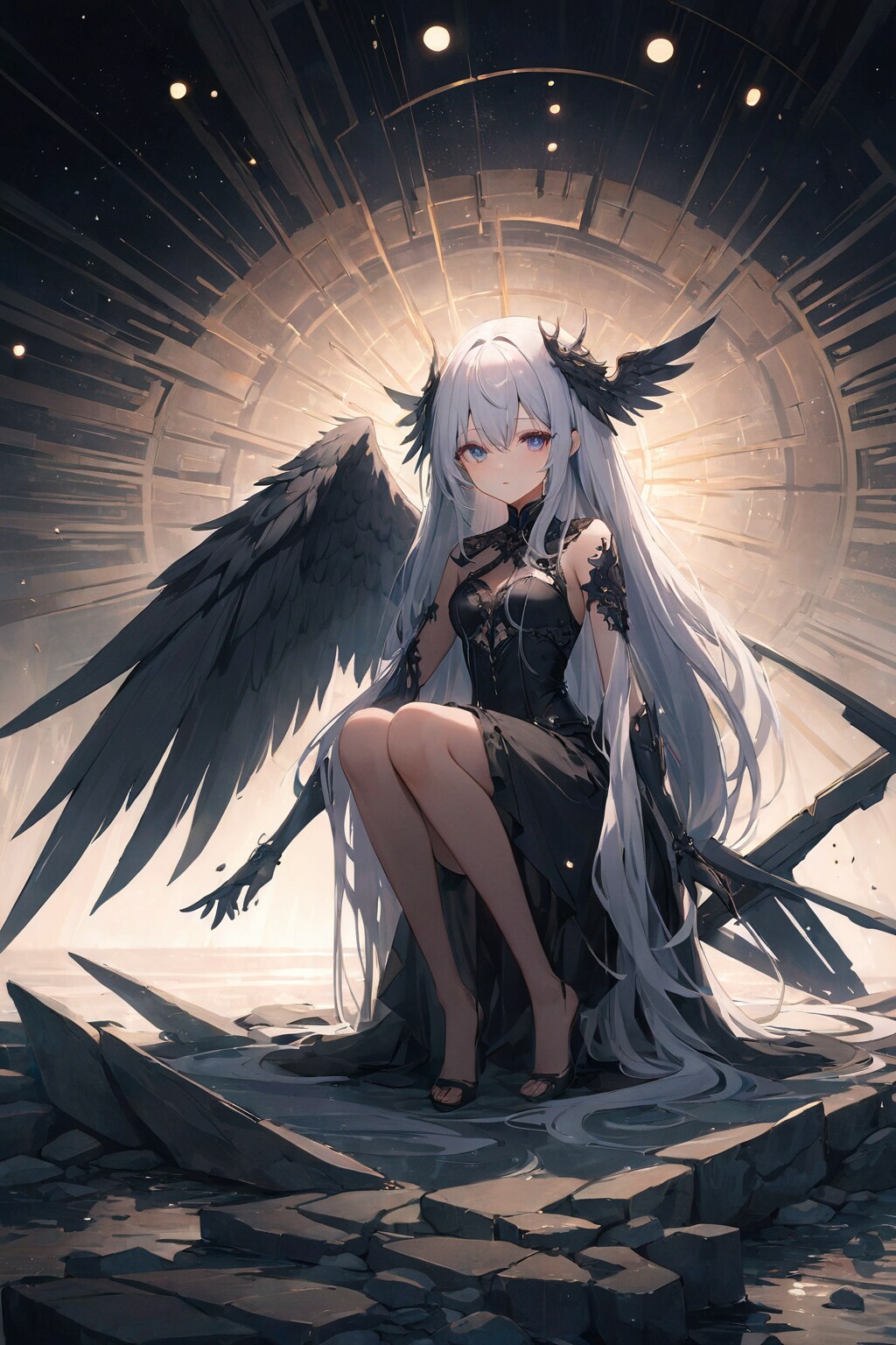 片翼の天使 | の人気AIイラスト・グラビア