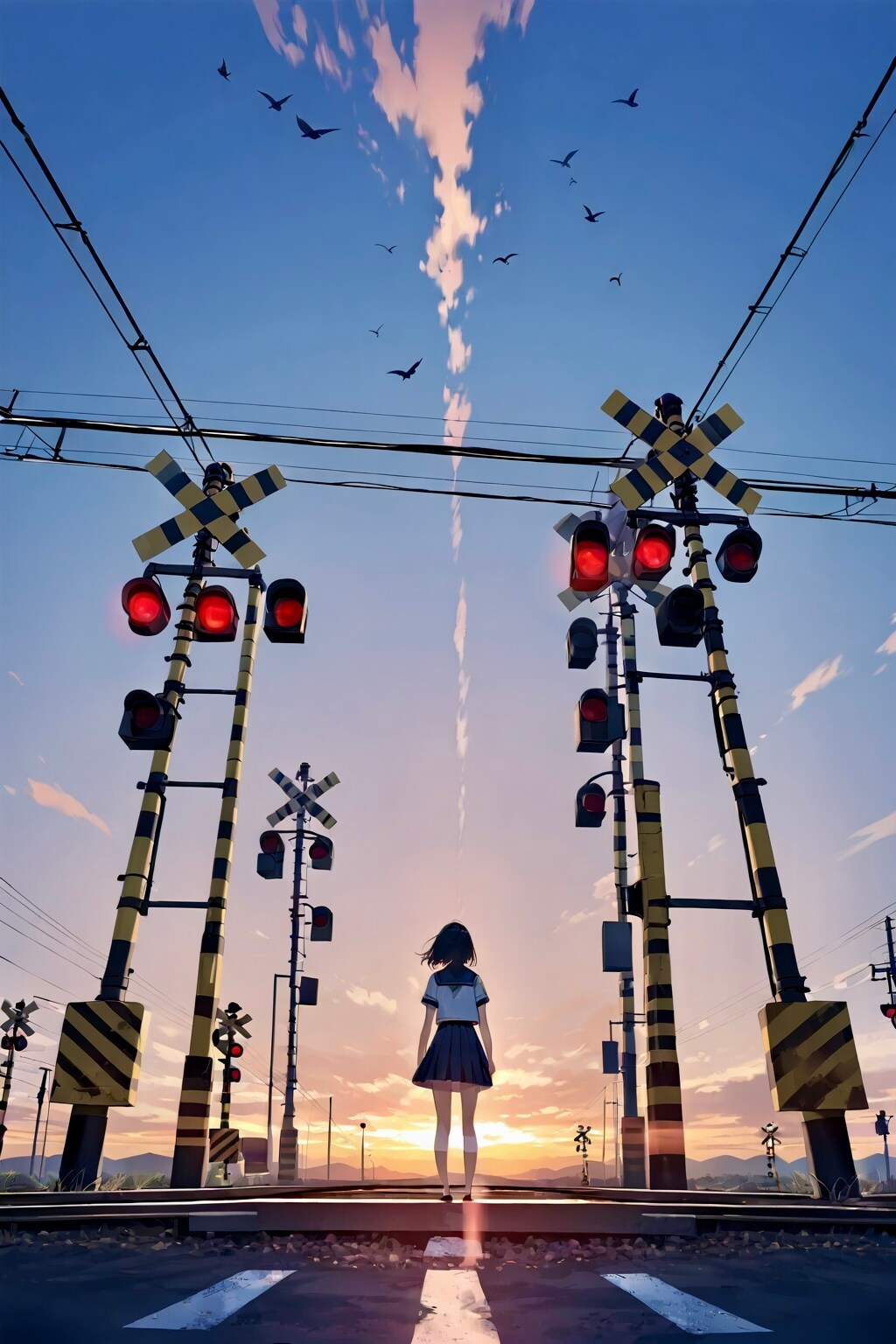 帰り道 | の人気AIイラスト・グラビア