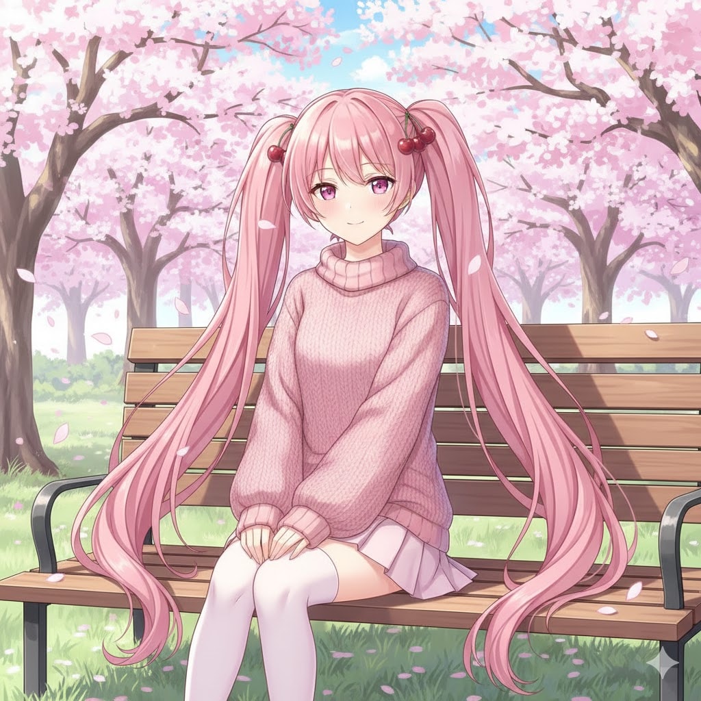 萌え袖🍒桜ミク