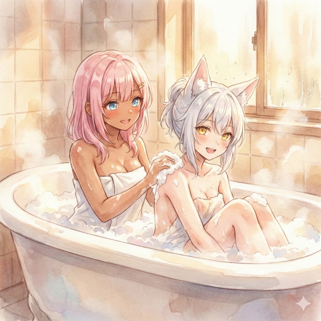 背中流してあげる♪