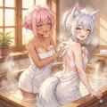 背中流してあげる♪ 2枚目