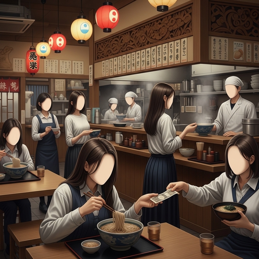 のっぺら女子会 | の人気AIイラスト・グラビア