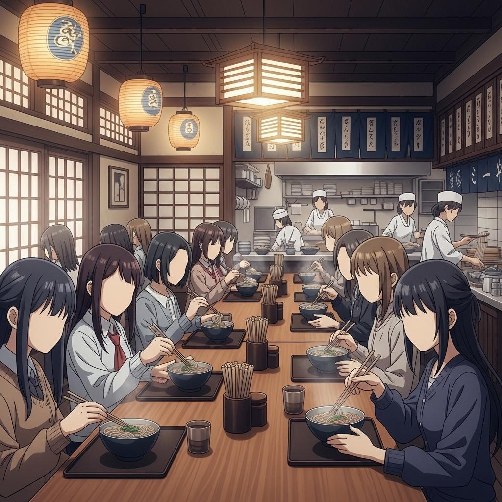 のっぺら女子会