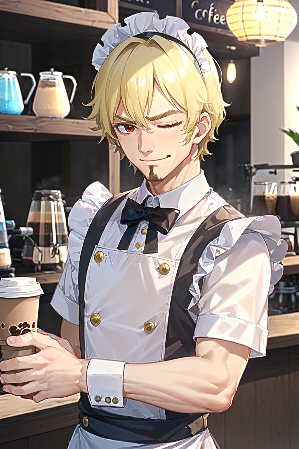 お帰りなさいませー、何を飲む？３