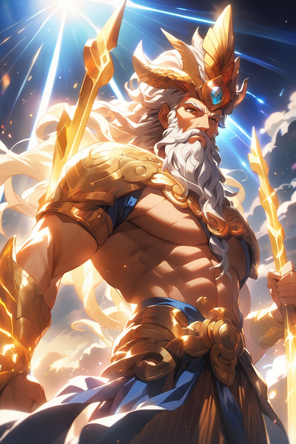 ギリシャ神話の最高神も眼鏡三つ編みリベンジ